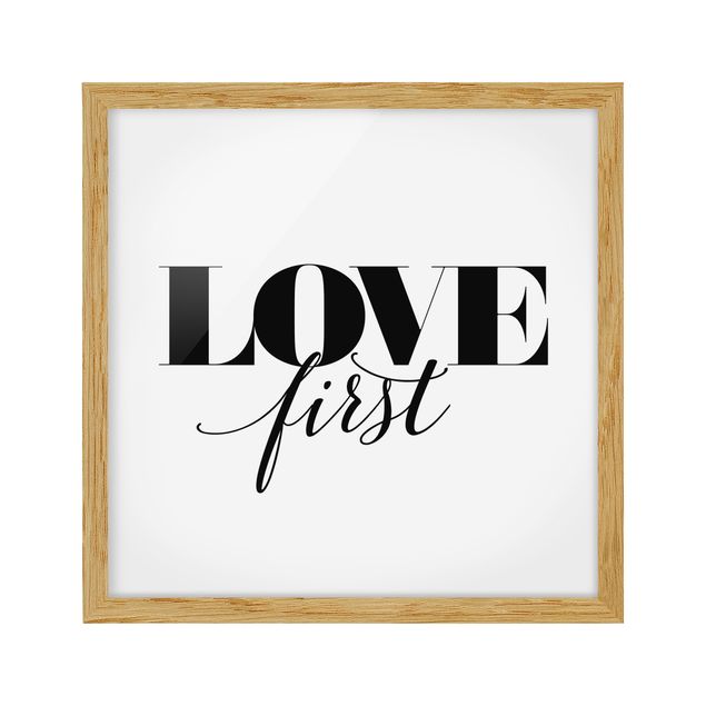 Tavlor ordspråk Love First