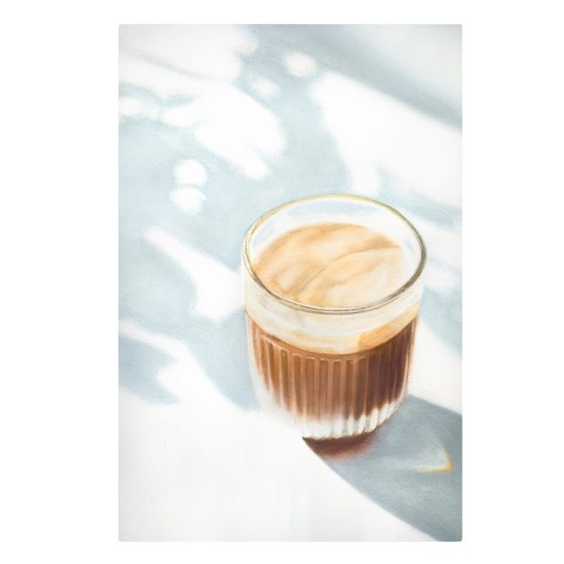 Tavlor modernt Cappuccino for breakfast