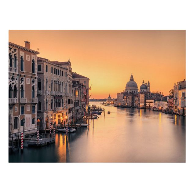 Canvastavlor Arkitektur och Skyline Golden Venice