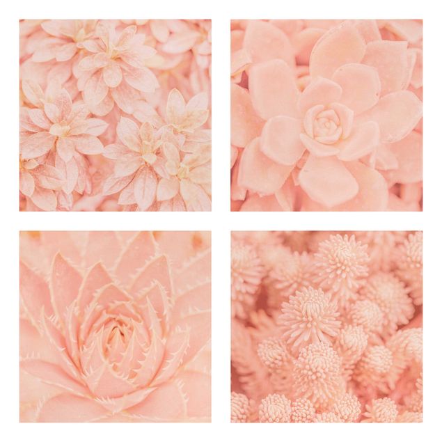 Tavlor blommor Pink Flower Magic