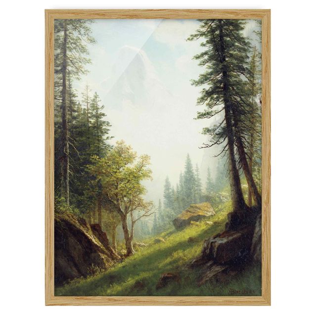 Konstutskrifter Albert Bierstadt - Among the Bernese Alps