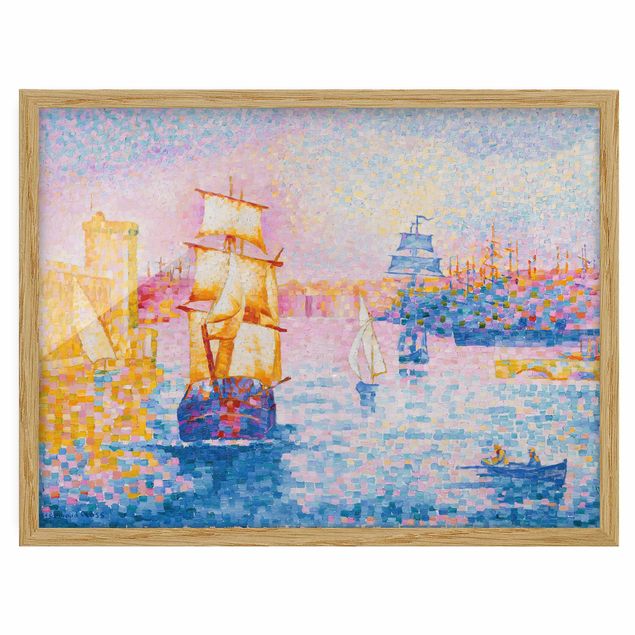 Konststilar Post Impressionism Henri Edmond Cross - Port de Marseille