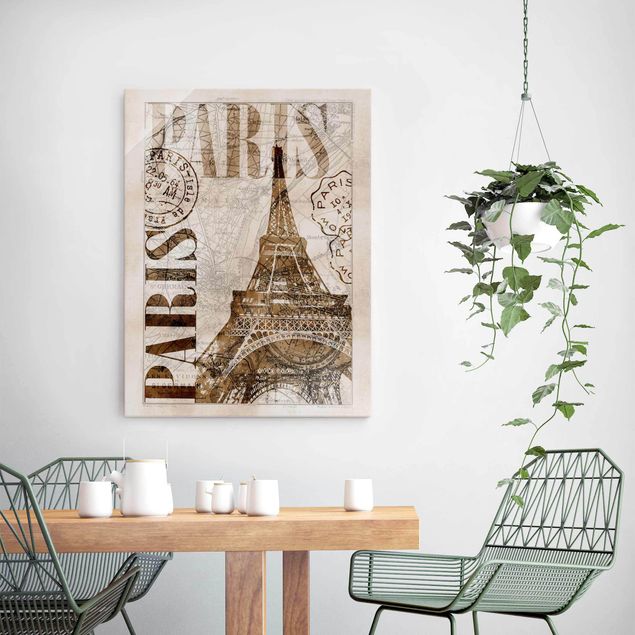 Tavlor Paris Shabby Chic Collage - Paris