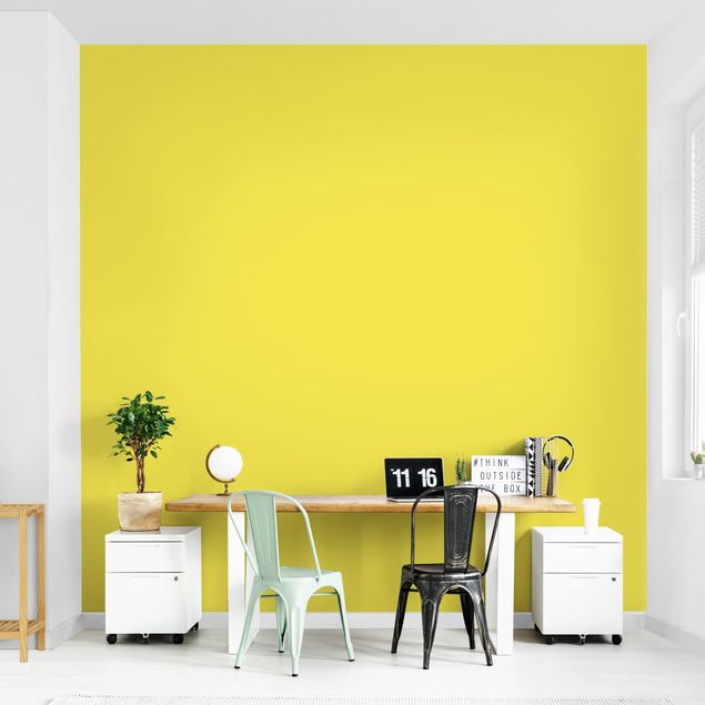Tapeter modernt Colour Lemon Yellow