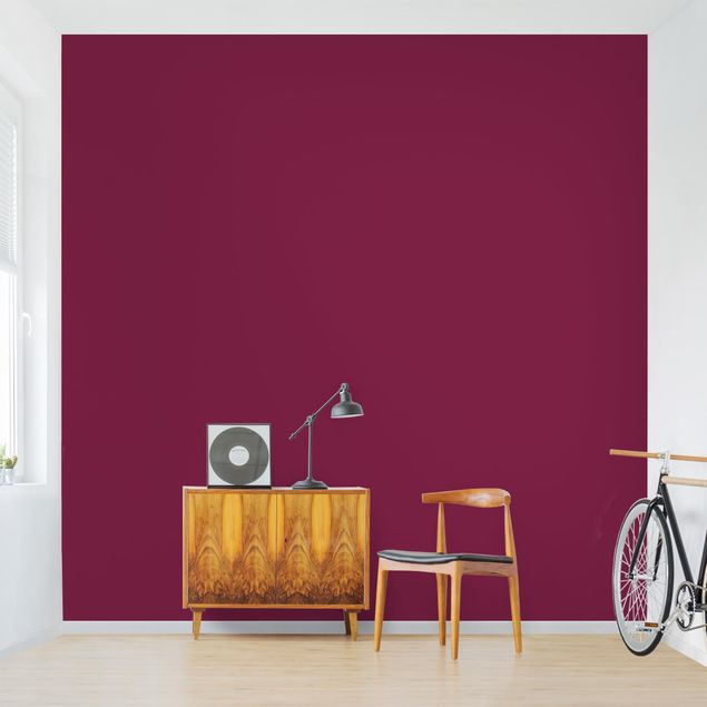Tapeter modernt Colour Wine Red