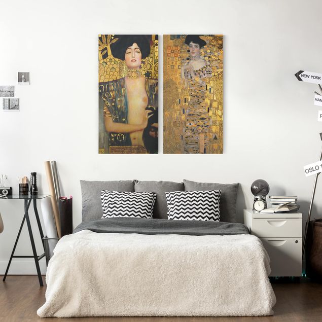 Kök dekoration Gustav Klimt - Judith and Adele