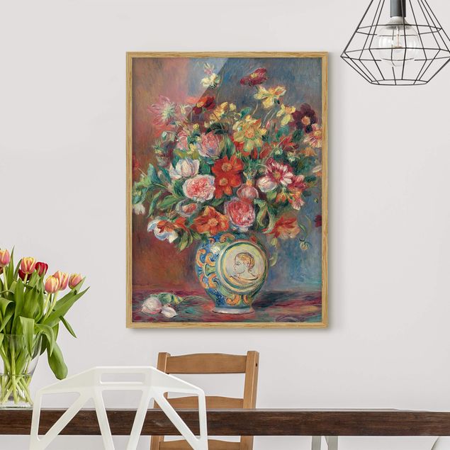 Konststilar Impressionism Auguste Renoir - Flower vase