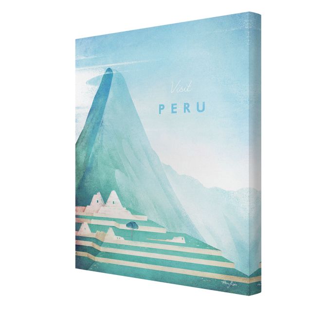 Tavlor arkitektur och skyline Travel Poster - Peru