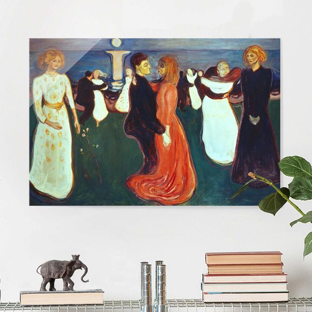 Tavlor modernt Edvard Munch - The Dance Of Life