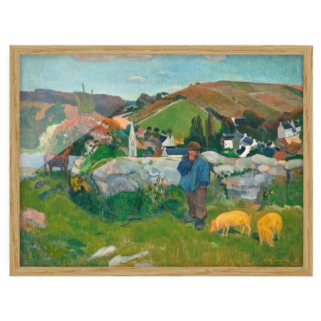 Konstutskrifter Paul Gauguin - The Swineherd