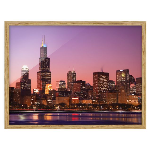 Tavlor brun Chicago Skyline