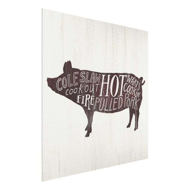Tavlor modernt Farm BBQ - Pig