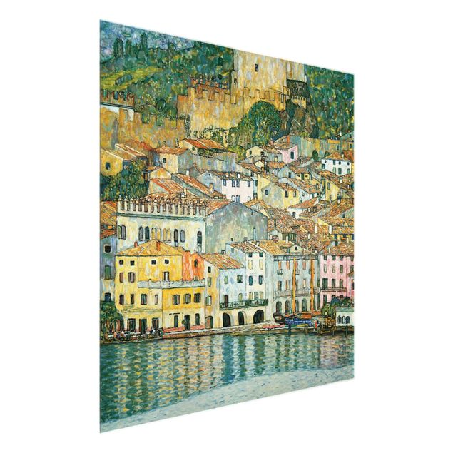 Tavlor Italien Gustav Klimt - Malcesine On Lake Garda