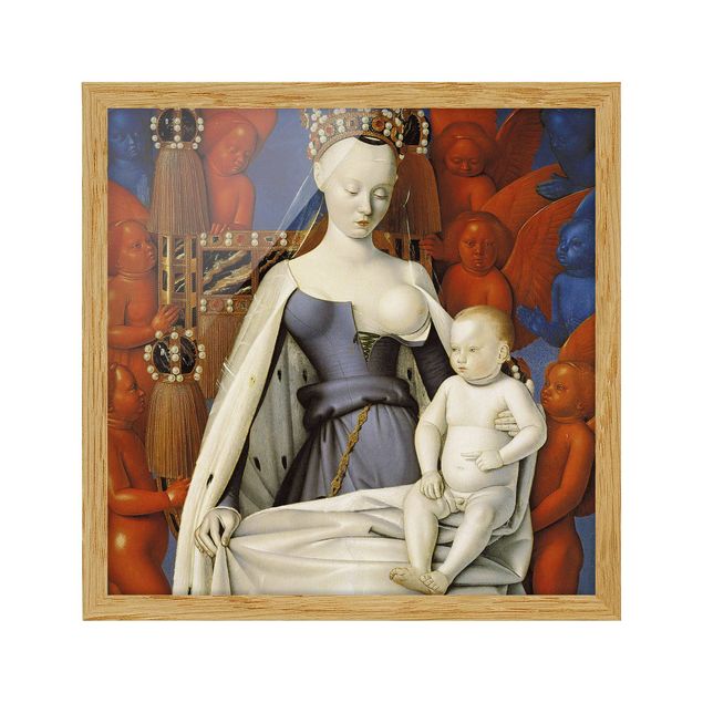 Konststilar Jean Fouquet - Madonna and Child