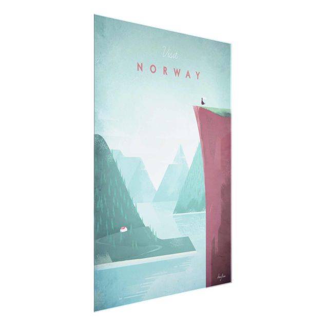 Tavlor landskap Travel Poster - Norway