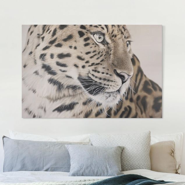Canvastavlor katter The Leopard