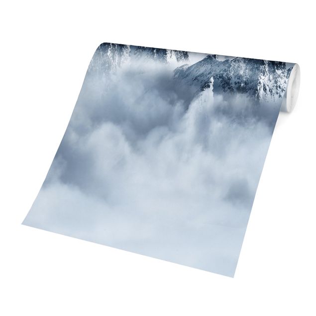 Fototapeter landskap The Alps Above The Clouds