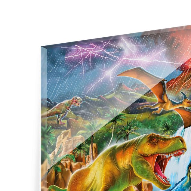 Tavlor P.D. Moreno Dinosaurs In A Prehistoric Storm