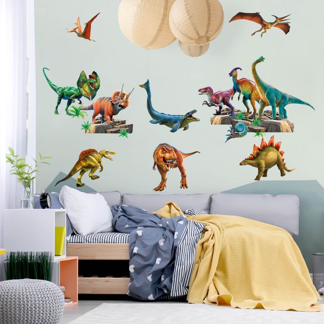 Wallstickers djur Dinosaur Mega Set