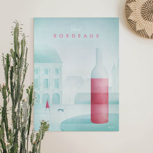 Kök dekoration Travel Poster - Bordeaux
