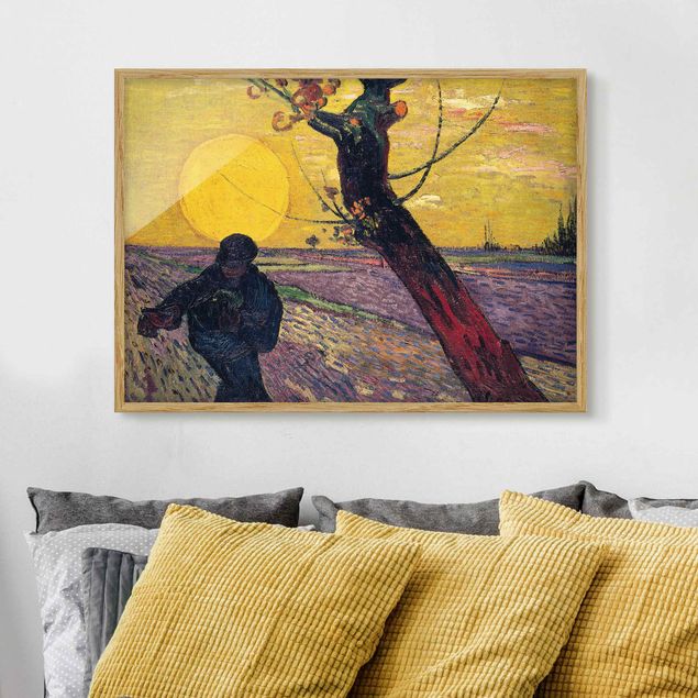 Kök dekoration Vincent Van Gogh - Sower With Setting Sun
