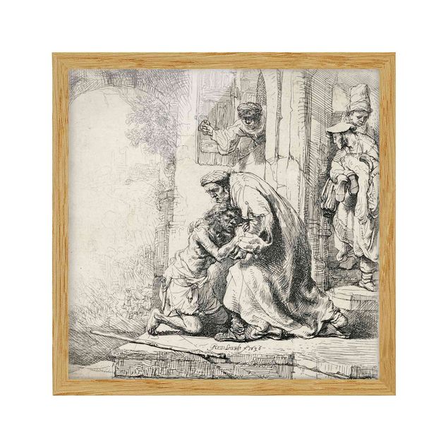 Konstutskrifter Rembrandt van Rijn - The Return of the prodigal Son
