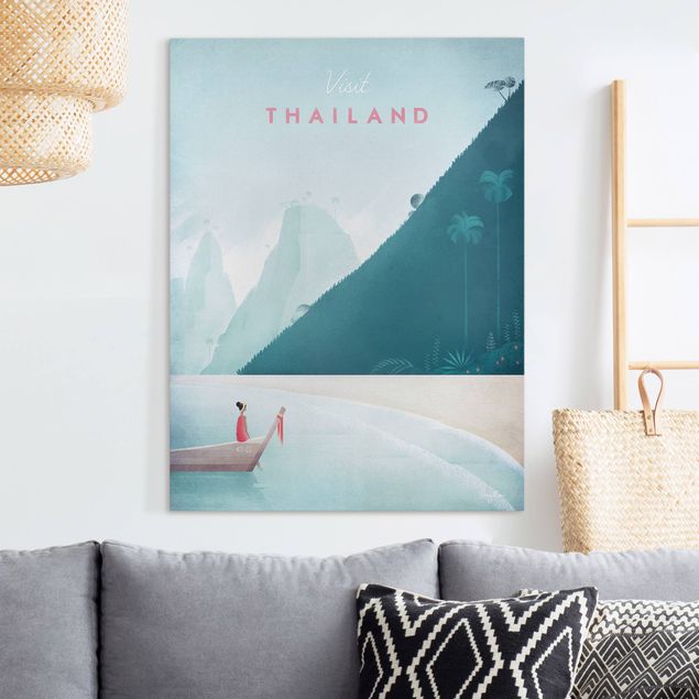 Kök dekoration Travel Poster - Thailand