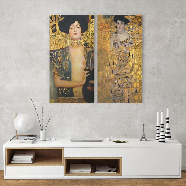 Konstutskrifter Gustav Klimt - Judith and Adele