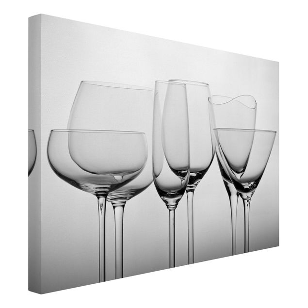 Tavlor konstutskrifter Fine Glassware Black And White