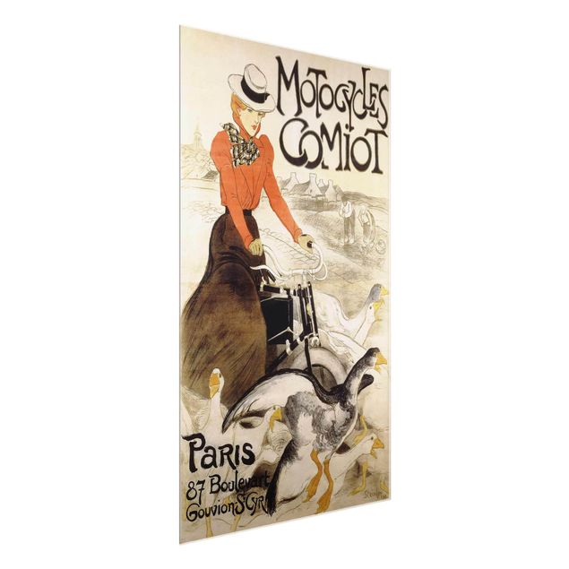 Konststilar Théophile Steinlen - Poster For Motor Comiot