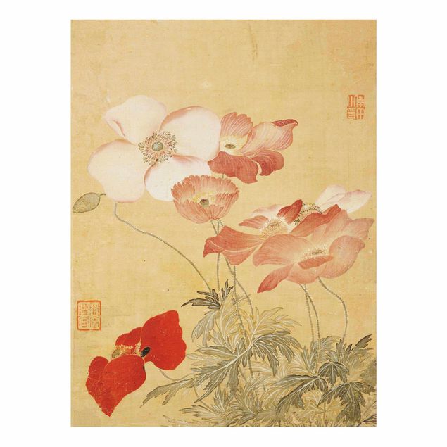 Konststilar Yun Shouping - Poppy Flower