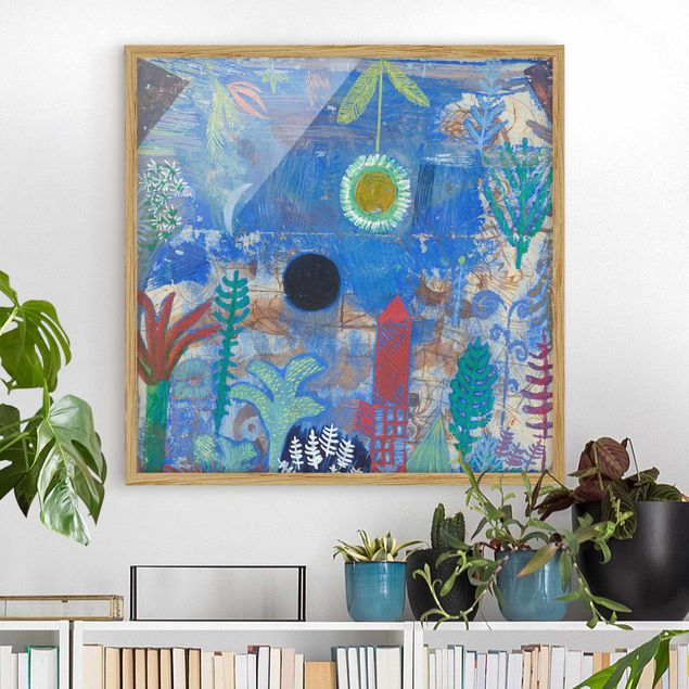 Tavlor med ram konstutskrifter Paul Klee - Sunken Landscape