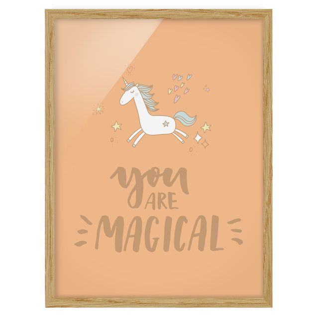 Tavlor ordspråk You Are Magical Unicorn
