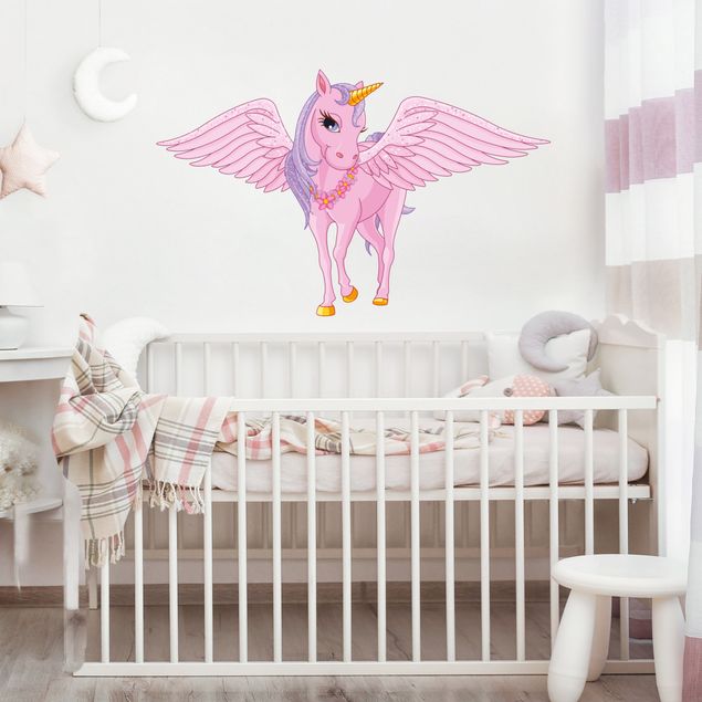 Wallstickers Unicorn with wing