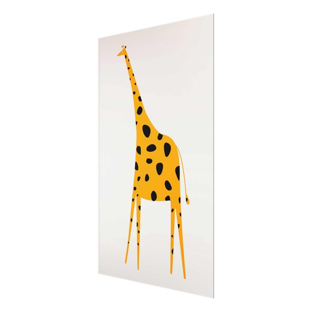 Tavlor gul Yellow Giraffe