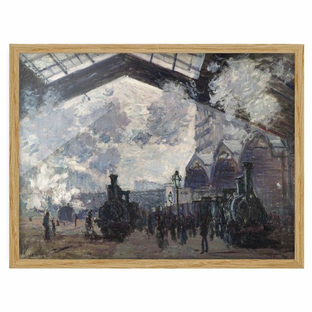 Konstutskrifter Claude Monet - Gare Saint Lazare