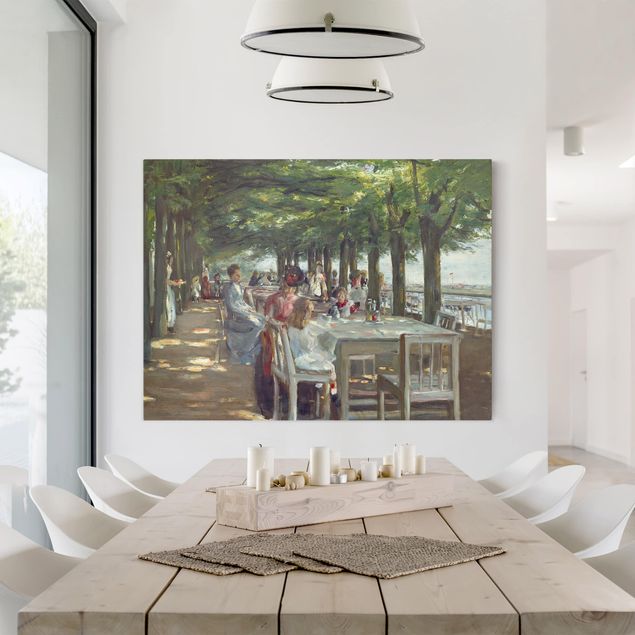 Konststilar Impressionism Max Liebermann - The Restaurant Terrace Jacob