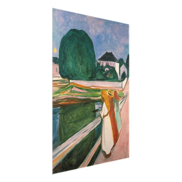 Konststilar Post Impressionism Edvard Munch - White Night