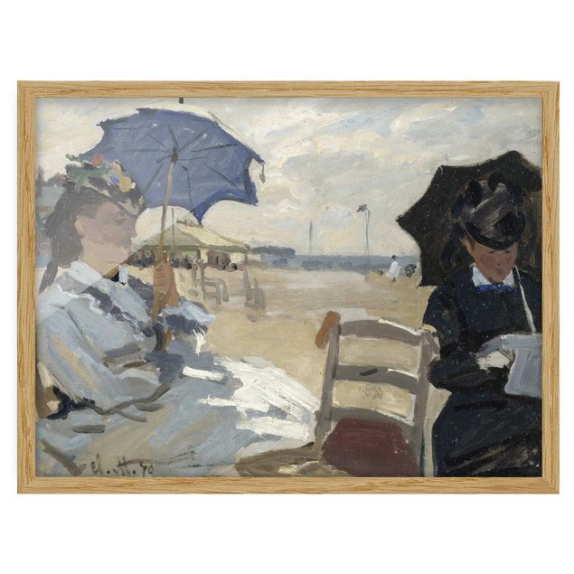 Konstutskrifter Claude Monet - At The Beach Of Trouville