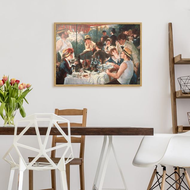 Tavlor med ram konstutskrifter Auguste Renoir - Luncheon Of The Boating Party