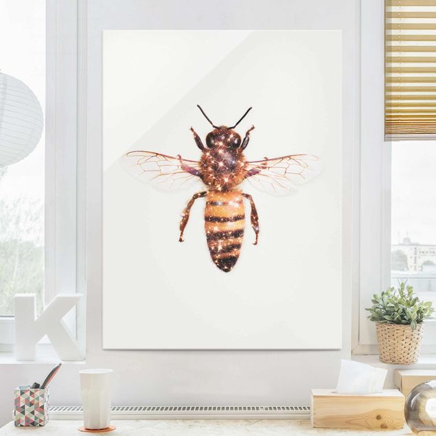 Kök dekoration Bee With Glitter