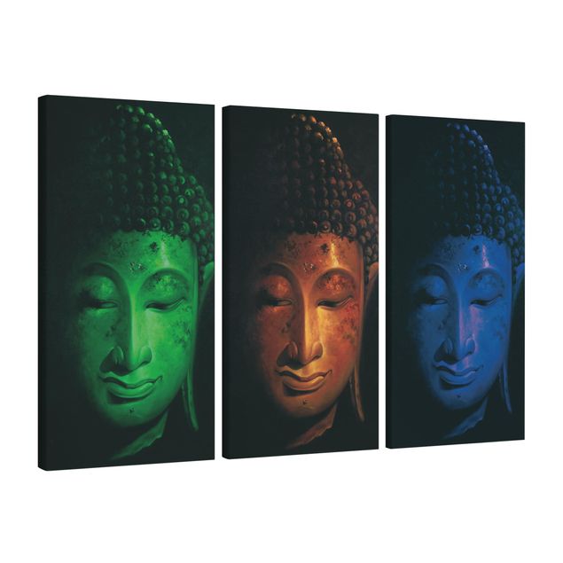 Tavlor modernt Triple Buddha