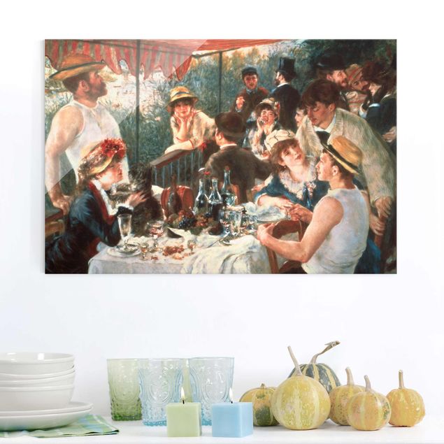 Tavlor färgglada Auguste Renoir - Luncheon Of The Boating Party