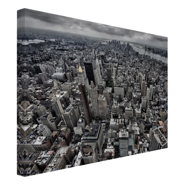 Canvastavlor Arkitektur och Skyline View Over Manhattan