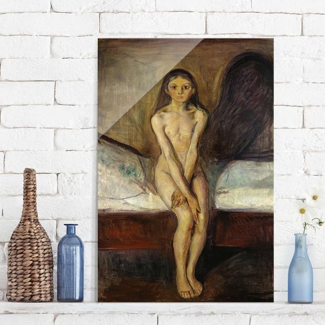 Tavlor modernt Edvard Munch - Puberty