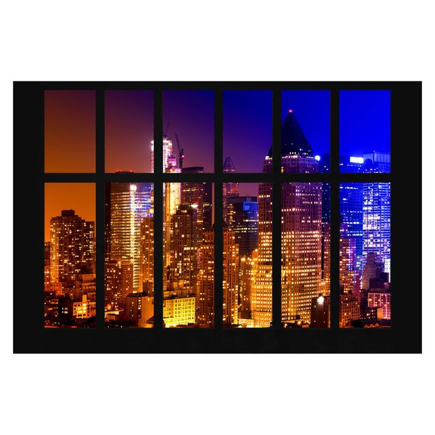 Tapeter modernt Window Manhattan Sunrise