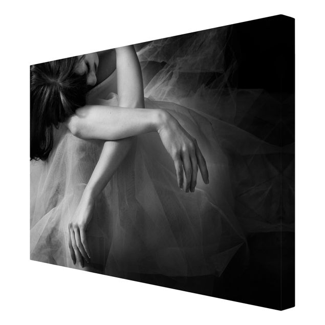 Tavlor svart och vitt The Hands Of A Ballerina