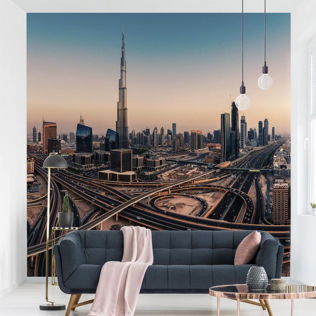 Fototapeter arkitektur och skyline Abendstimmung in Dubai