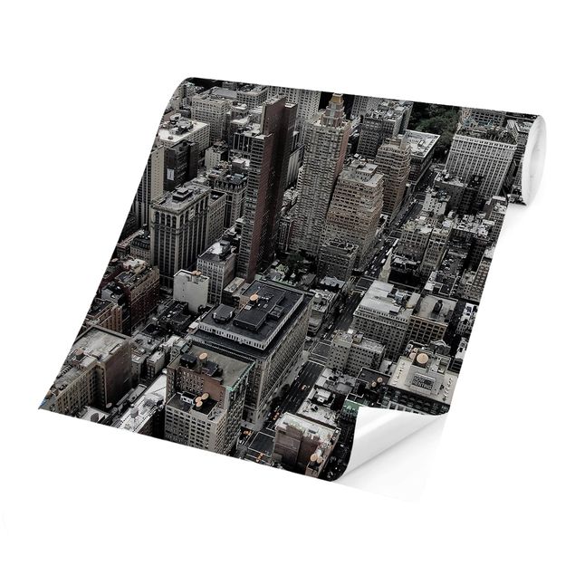 Fototapeter svart och vitt View Over Manhattan
