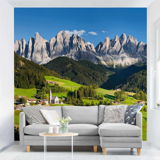 Fototapeter bergen Odle In South Tyrol